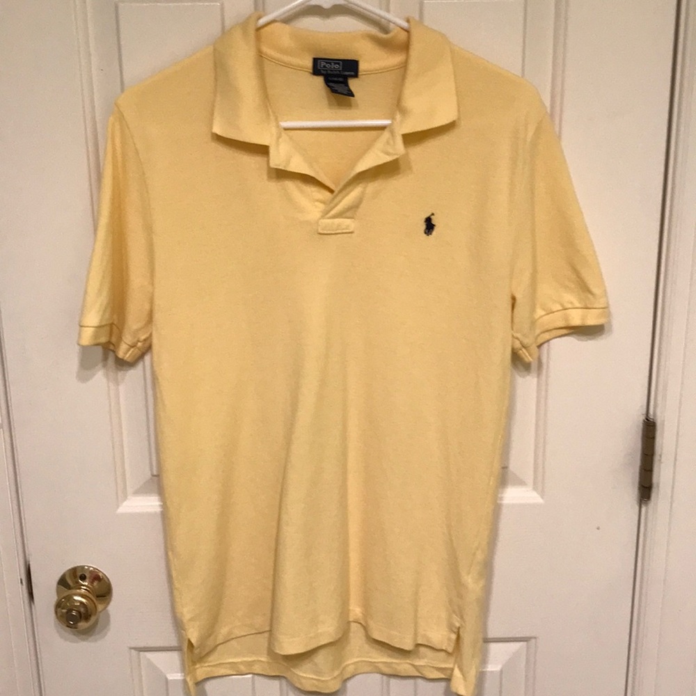 Polo Ralph Lauren Boys Yellow Polo Size Largw